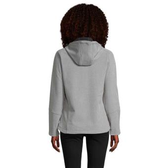 REPLAY WOMEN HOOD SOFTSHELL, gray Gray | L