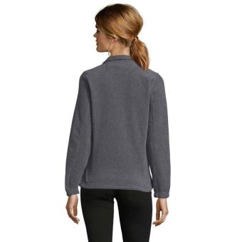 NORTH WOMEN ZIPPED FLEECE, gray Gray | L