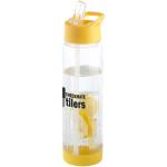 Tutti-frutti 740 ml Tritan™ infuser sport bottle Transparent yellow