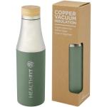 Hulan 540 ml copper vacuum insulated stainless steel bottle with bamboo lid Mint