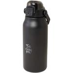 Giganto 1600 ml RCS-zertifizierte Kupfer-Vakuum Isolierflasche aus recyceltem Edelstahl Schwarz