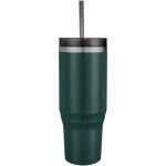 Melbourne 1200 ml RCS certified insulated tumbler with straw Green