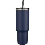 Sydney 1200 ml double wall RCS certified copper vacuum insulated tumbler with straw Navy