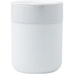 Java 330 ml ceramic tumbler with silicone wrap and plastic lid White