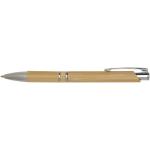 Wicker bamboo ballpoint pen (black ink) Nature