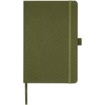 Honua A5 recycled paper notebook with recycled PET cover Forest green