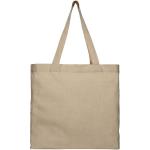 Pheebs 210 g/m² recycled gusset tote bag 13L Nature