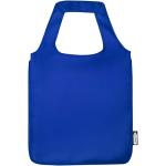 Ash RPET large foldable tote bag 14L Dark blue