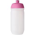 HydroFlex™ Clear 500 ml squeezy sport bottle, pink Pink,transparent