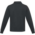 Clyde unisex organic rugby polo sweatshirt, black Black | XS