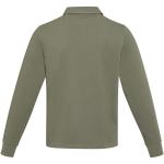 Clyde unisex organic rugby polo sweatshirt, green Green | XS