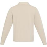 Clyde unisex organic rugby polo sweatshirt, oatmeal Oatmeal | XS