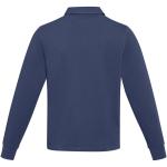 Clyde unisex organic rugby polo sweatshirt, navy Navy | XS