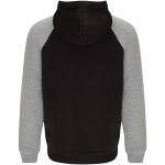 Badet unisex two-tone hoodie, black/gray Black/gray | XS