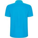 Pegaso Premium short sleeve men's polo, turqoise Turqoise | L