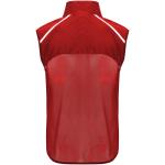 Jannu unisex lightweight running bodywarmer, red Red | XS