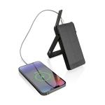 XD Xclusive Skywave 10000mAh Solarpowerbank aus RCS recycelt. Kunststoff Schwarz