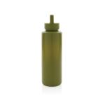 XD Collection RCS certified recycled PP water bottle with handle Green