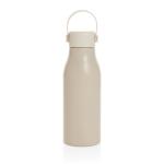 XD Collection Pluto Flasche aus RCS-zertifiziert recyceltem Alu 680ml Beige