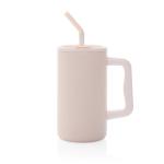 XD Collection Cube RCS certified recycled steel mug 800ml Pink