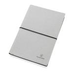 XD Collection A5 recycled leather notebook Light grey