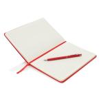 XD Collection Standard hardcover PU A5 notebook with stylus pen Red