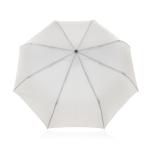 XD Collection Kaycey 21" AWARE™ RPET Acacia wood mini auto open umbrella Fawn