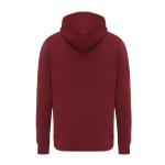 Iqoniq Rila lightweight recycled cotton hoodie, Burgundy red Burgundy red | XXS