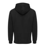 Iqoniq Abisko Zip-Kapuzenpullover aus recycelter Baumwolle, schwarz Schwarz | XXS