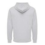 Iqoniq Abisko Zip-Kapuzenpullover aus recycelter Baumwolle, Grau meliert Grau meliert | XXS