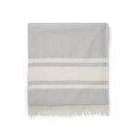 VINGA Tolo hammam terry towel, grey Grey, off white