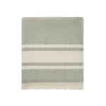 VINGA Tolo hammam terry towel, green Green, off white