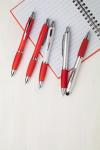 Lumpy ballpoint pen Red/silver