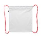 CreaDraw Kids RPET custom drawstring bag for kids Red/white