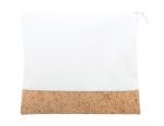 CreaBeauty Cork M custom cosmetic bag, nature Nature,white