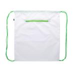 CreaDraw RFID RPET custom drawstring bag Green