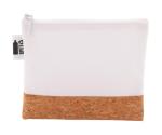 CreaBeauty Cork S RPET custom cosmetic bag White