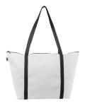 SuboShop Playa Zip Individuelle Strandtasche Schwarz/weiss