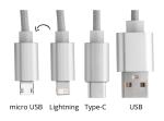 Scolt USB charger cable Silver