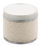 Shiva scented candle, vanilla, cream Cream,grey