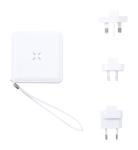 Joks travel adapter power bank White