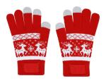 Kainex Christmas touch screen gloves Red