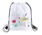 Backys colouring drawstring bag White