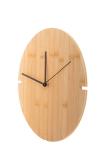 Tokei bamboo wall clock Nature