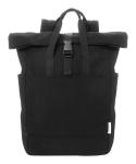 Rebyss Roll recycled canvas backpack Black