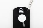 Parcelo paper knife keyring Black