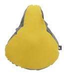 Lumiride reflective RPET bicycle seat cover Yellow