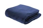 Vantaa RPET flannel blanket Dark blue