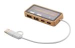 SeeHub transparent USB hub Nature