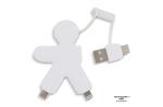 2064 | Xoopar Buddy Eco GRS Charging Cable White